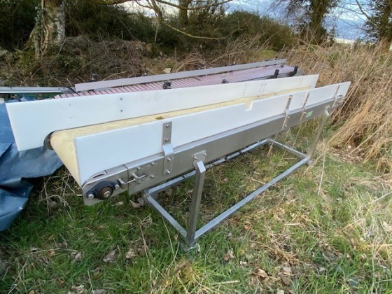 Conveyor Stainless Steel 2300mm L x 400mm W Belt Pic 08